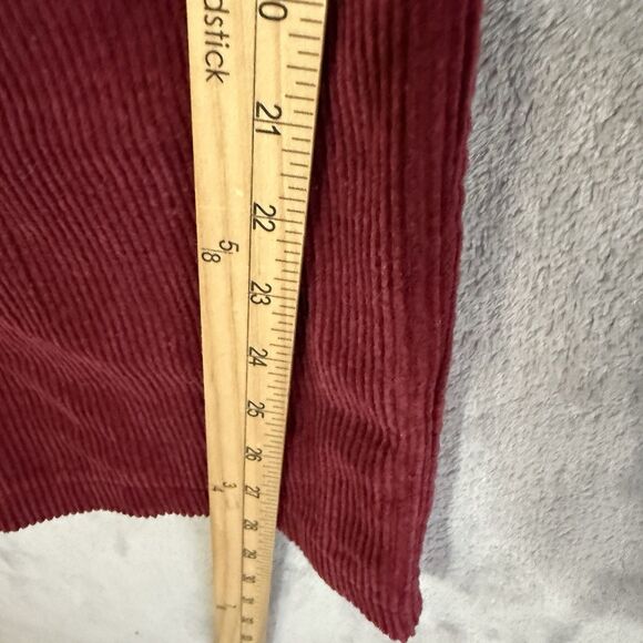 Krooked Eyes Corduroy Skateboard Pants Men M Red Maroon Skate Street Retro Y2K - Picture 8 of 11